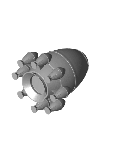 Rocket - Spaceship -  Cute Model 3d model