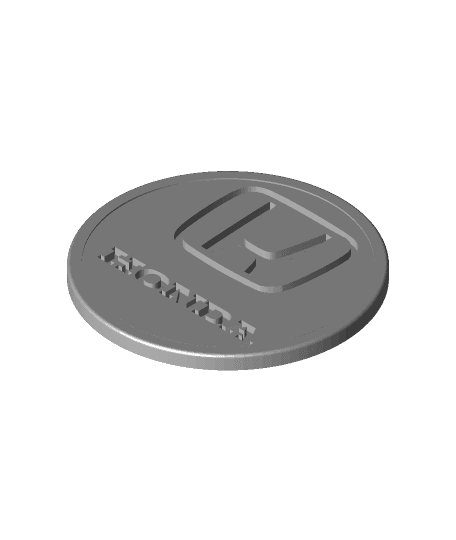 Car Brands Coasters 3d model