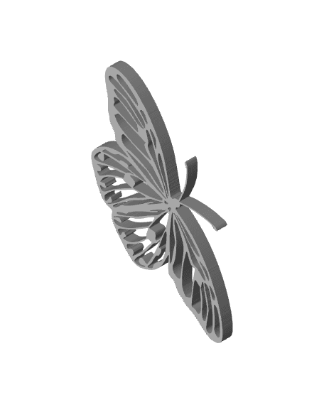 Realistic butterfly wall art butterflies wall decor garden decoration 3d model