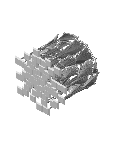 Spider Cave Scatter Terrain 3d model