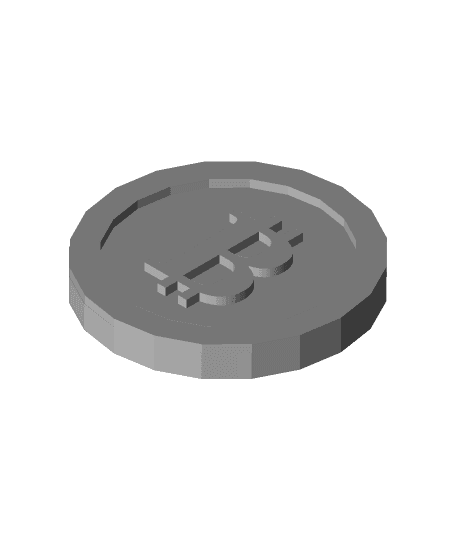 bitcoin 3d model