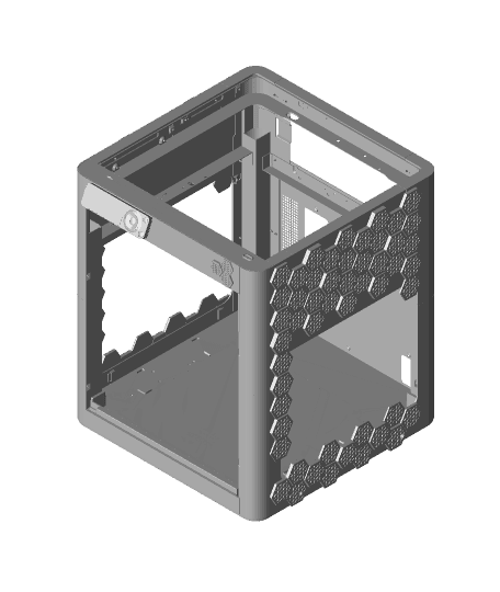 Bambu Lab P1P Hex Textured Modplate 3d model