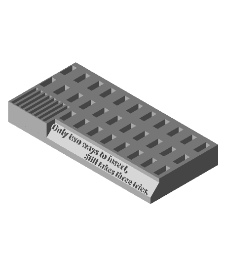 USB - Thumb Drive & SD Card Holder.stl 3d model