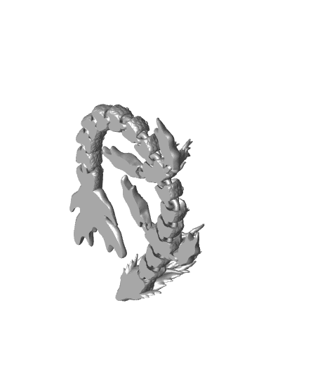 Pearl Wisp dragon  3d model