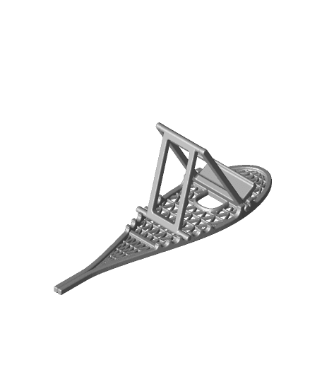 Snowshoe Phone Holder 3d model