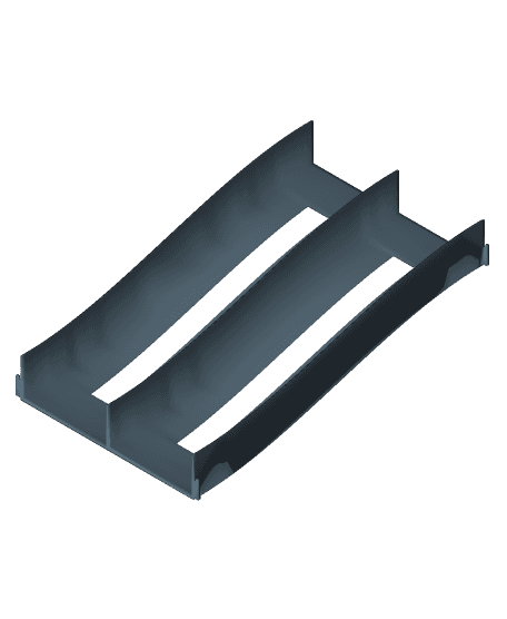 400mm Long Double Lane Ramps 3d model