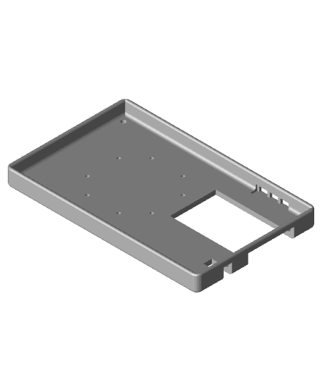 BTT HDMI 7 V1.2 Mounting Frame 3d model