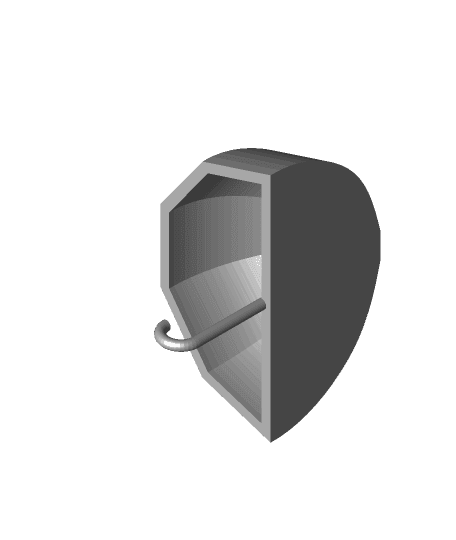 Umbrella keyhook 3d model