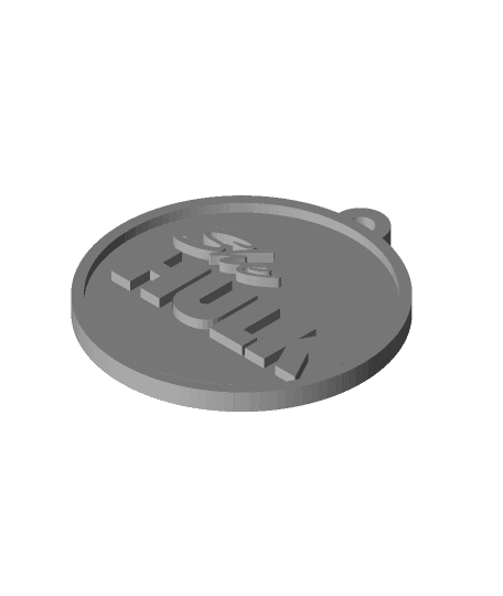 She Hulk Keychain 3d model