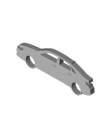 Audi A3 8V sedan keychain  3d model