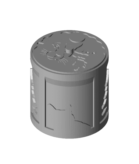 Cougar Circular Container 3d model