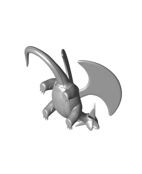 Pokemon Salamence #373 - Optimized for 3D Printing 3d model