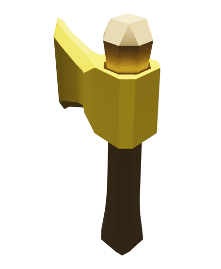 Axe_Gold.blend 3d model