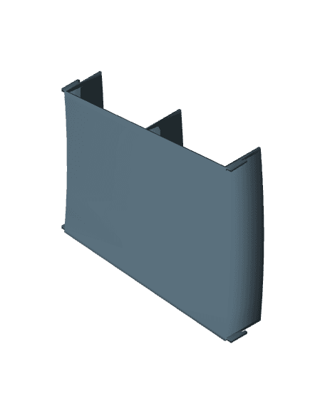 Collection of 2 lane shallow turns 3d model