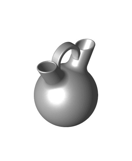 Native American Wedding Vase 3d model