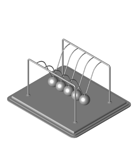 Netwon's Cradle 3d model