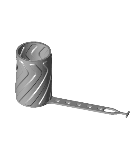 Dog Waste Bag Holder 3d model