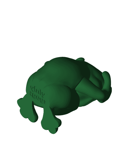 See No Evil Frog 3d model