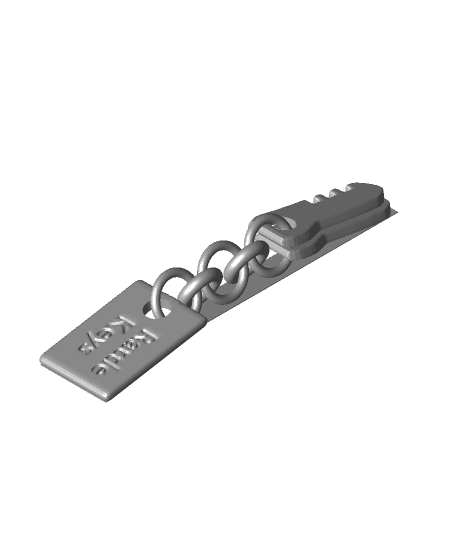 Baby rattle keys 3d model