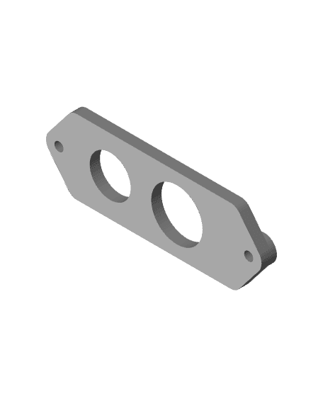 VESC Onewheel XR Molex Cable Gland Adapters 3d model