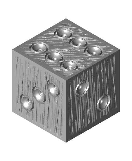 Horn Dice 3d model