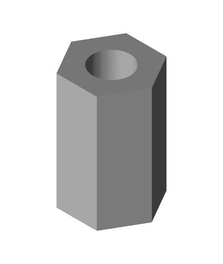 M3 hexagonal Spacer 10 mm length.stl 3d model