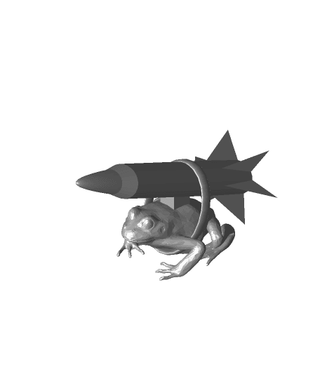 Missile toad 3d model