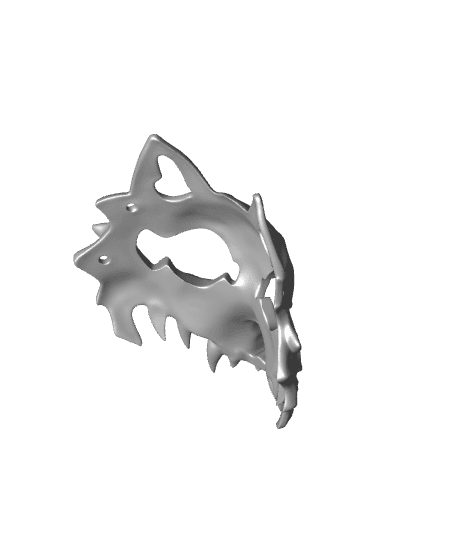 Fox Skull Mask 3d model