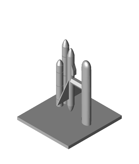 rocket 3d model