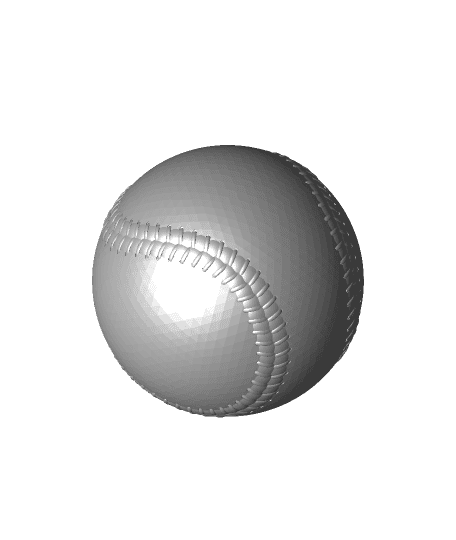 Baseball Desk Lamp 3d model