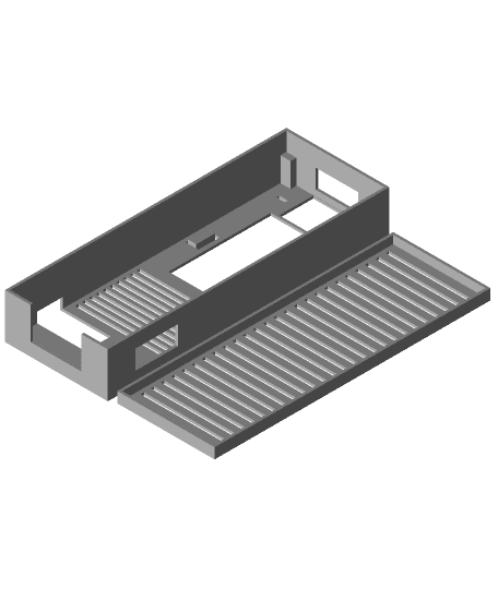 USB DC-DC adjustable power supply case 3d model