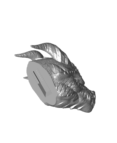 Dragon Headphone Holder/Sculpture 3d model