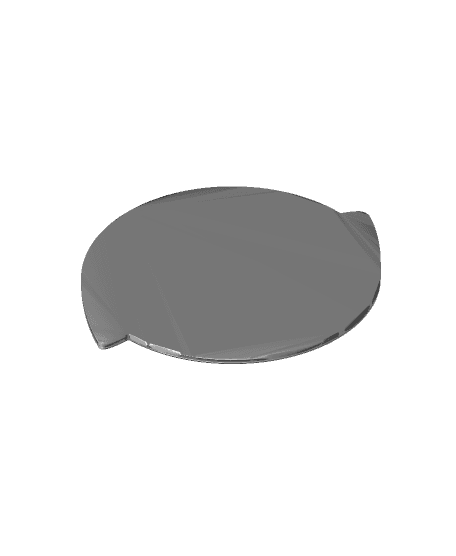 Cat Yin Yang Coaster 2 3d model