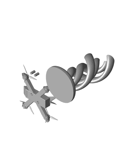 tiny trainer trophy 3d model