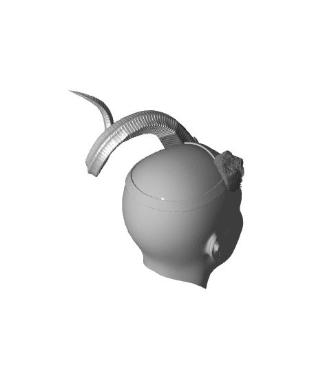 KARLACHS HORNS BALDURS GATE 3 3d model