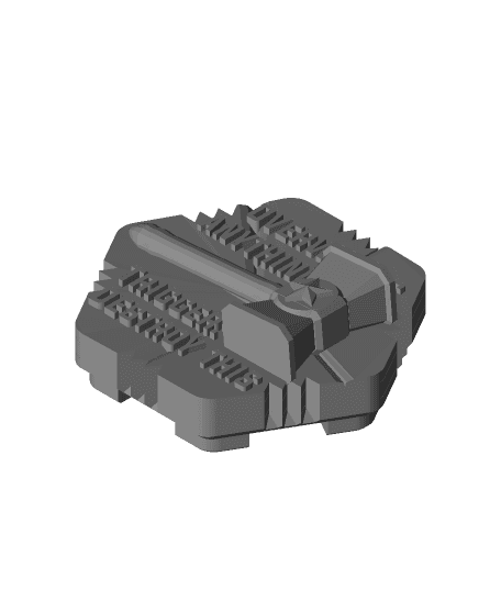 Hextraction Fancy Hammer Tile 3d model