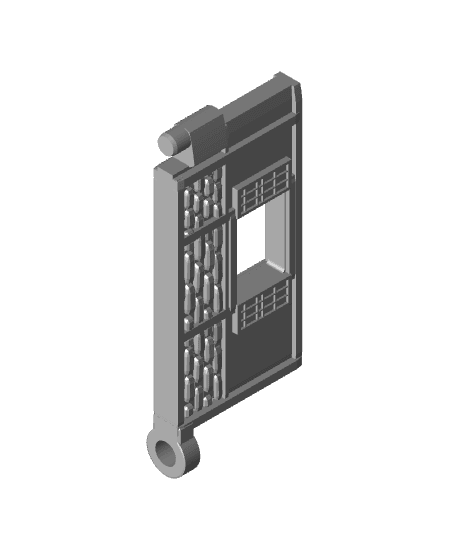 FHW_ Mod sec House Walls Medium open wide 3d model