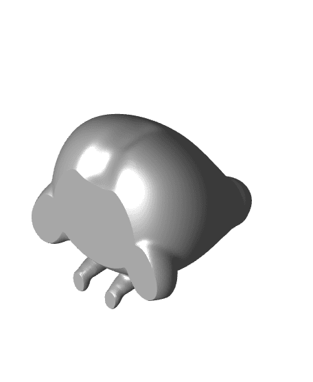 Cute Simple Frog 3d model