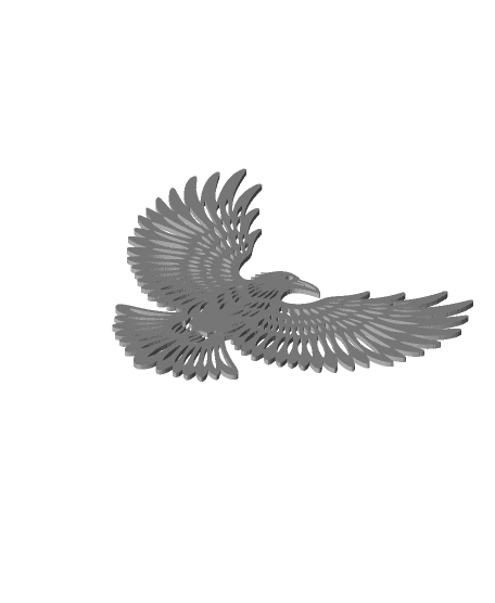 raven flight.stl 3d model