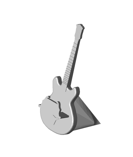 Cell Phone Stand Guitar #JuneTunes 3d model