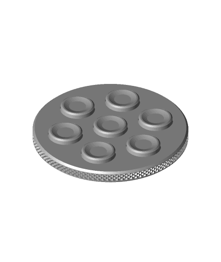 Large 7 Disc Clickit 3d model