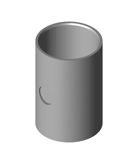 pokeball inspired can cup 3d model