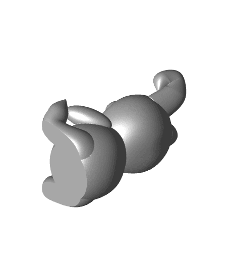 Awkward Bunny 3d model