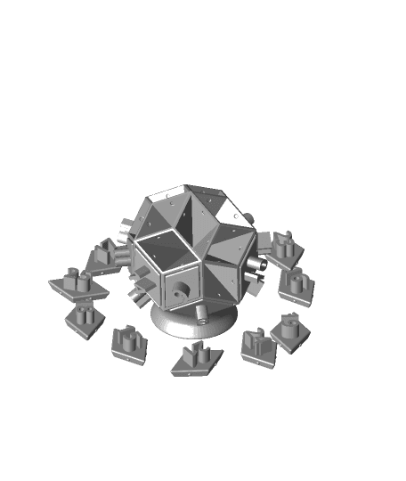 Spherical Advent Calendar 3d model