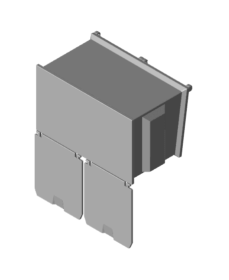 Dumpster Desktop Storage 3d model