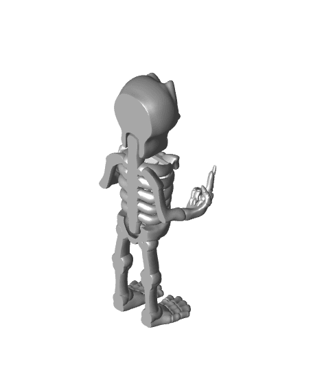 Vampire Skeleton 3d model