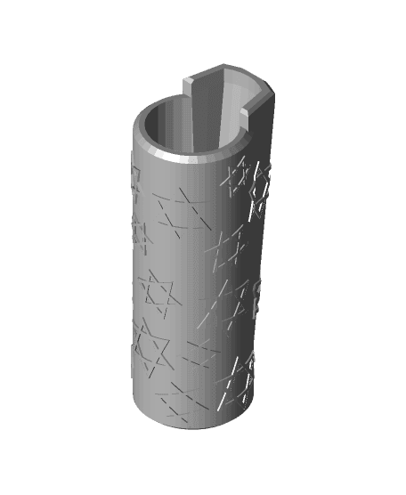 Star of David Clipper Sleeve 3d model