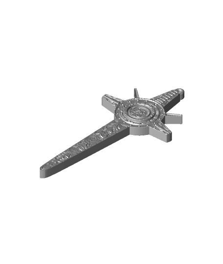 Diamond Sword Pendant | Starseige: Tribes Fan Art 3d model