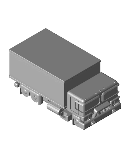 Retro Future Trucks 3d model