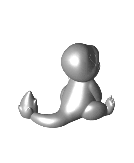 Chibi Charmander (Easy Print No Supports) 3d model